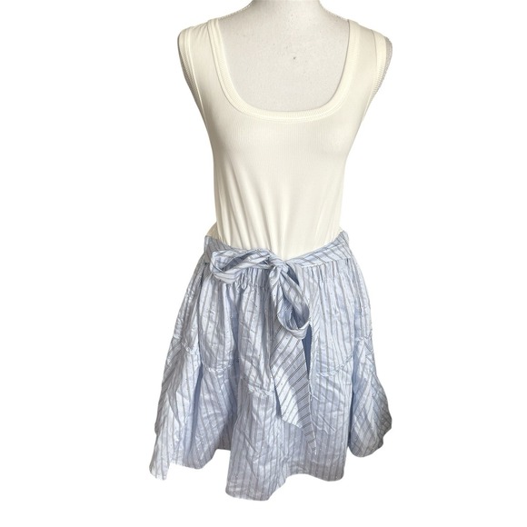 NWT Ramy Brook Moxie Embellished Stripe Mini Dress Preppy Nautical Coastal XL - Picture 12 of 16